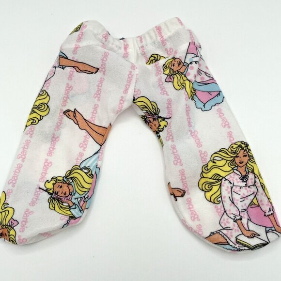 Cabbage Patch CPK Doll Clothes Footed Pajamas Set Barbie Mattel 1990 OOAK? - Picture 5 of 6
